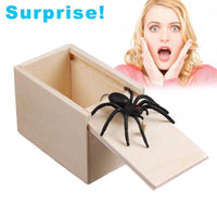 Thumbnail for Surprising Box With Spider Inside - Beetno Store - FAMILY, NEWLY CURATED, Scare Surprise Box, Scary Surprise, Scary Surprise Halloween Party Favor, spider box, Surprising Box With Spider Inside, TOYS, under20, Wooden Prank Spider Scare Box, Wooden Spider Prank Box