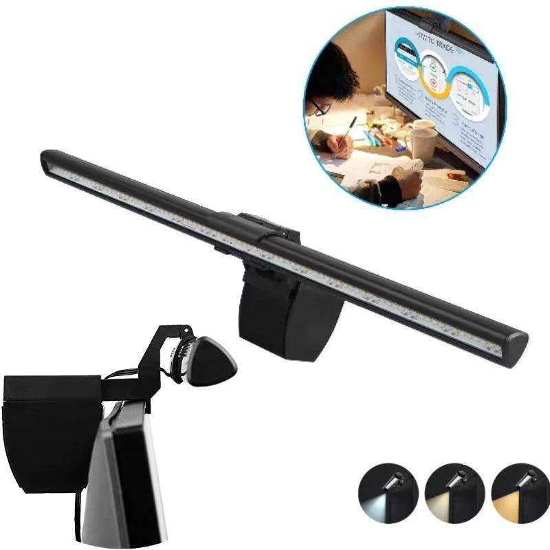 Monitor Light Screenbar - Beetno Store - clip led light lamp, computer desk light, desk lamp computer, desk light bar, Monitor Light Screen Bar, Monitor Light Screenbar, NEWLY CURATED, Screen LED Light Bar, Screenbar On Top Of The Monitor, USB desktop lamp, WORKING