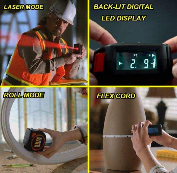 Digital Laser Tape Measure Tool™ - Beetno Store - best laser tape measure, digital laser tape measure, digital measuring instrument, digital tape measure, digital tape measure roller, electronic tape measure, HOME & GARDEN, laser tape measure, measuring string, smart string tape measure