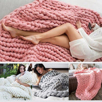 Thumbnail for Soft Cozy Chunky Knit Blanket - Beetno Store - big cozy blanket, blankets made Cashmere, blankets made with fabric, comfy throw blanket, Cozy Blanket, cozy throw blankets, HOME & GARDEN, most comfortable blanket, NEWLY CURATED, Soft Chunky Knit Blanket, soft cozy blanket, Soft Cozy Chunky Knit Blanket, thick mesh makes balnket